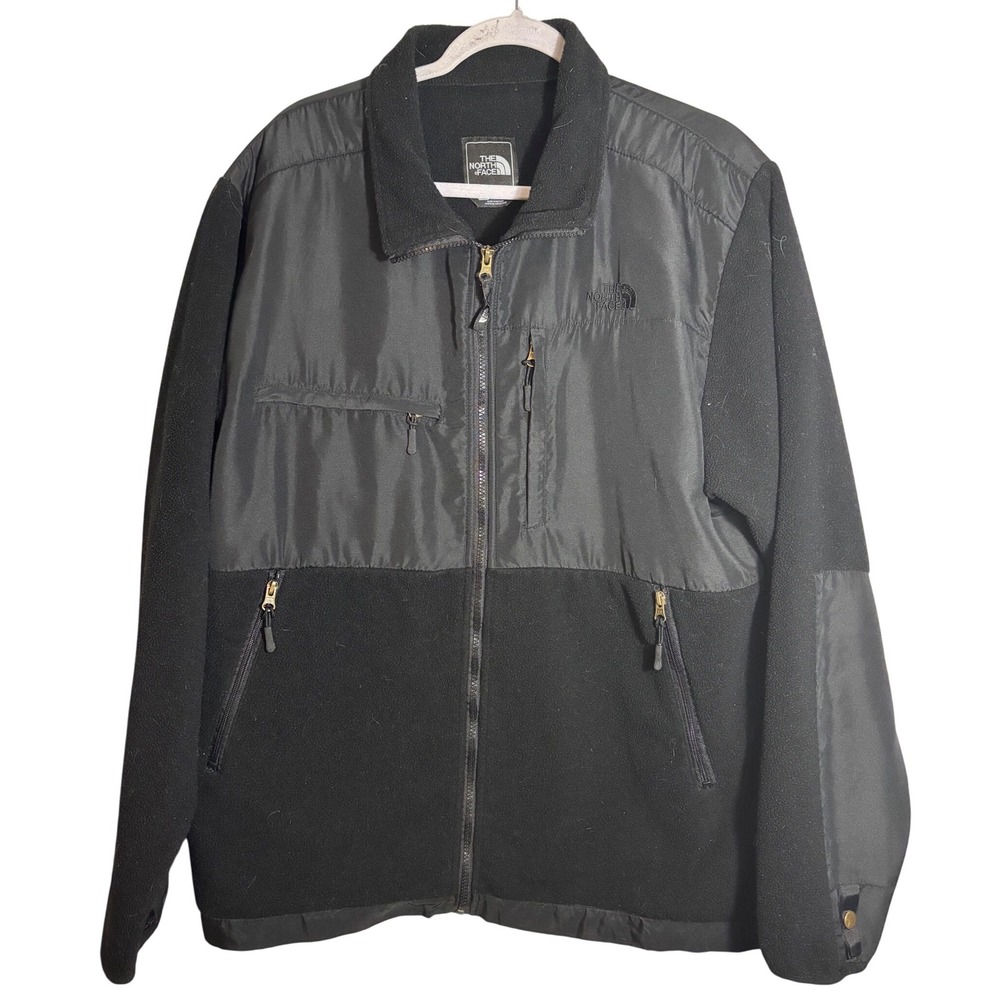 The North Face Denali Polartec Fleece Full Zip Jacket Black Men's Size XL‎